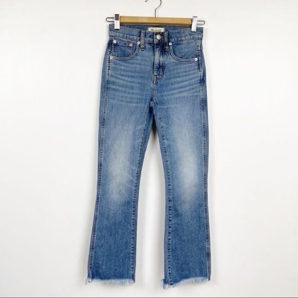 Madewell Cali Demi-Boot Jeans in Comfort Stretch J8758  Eco Edition size 23 - Picture 1 of 12
